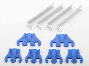Wire Looms & Separators with Brackets (4) 2-Wire, (2) 3-Wire, (4) L-Brackets
