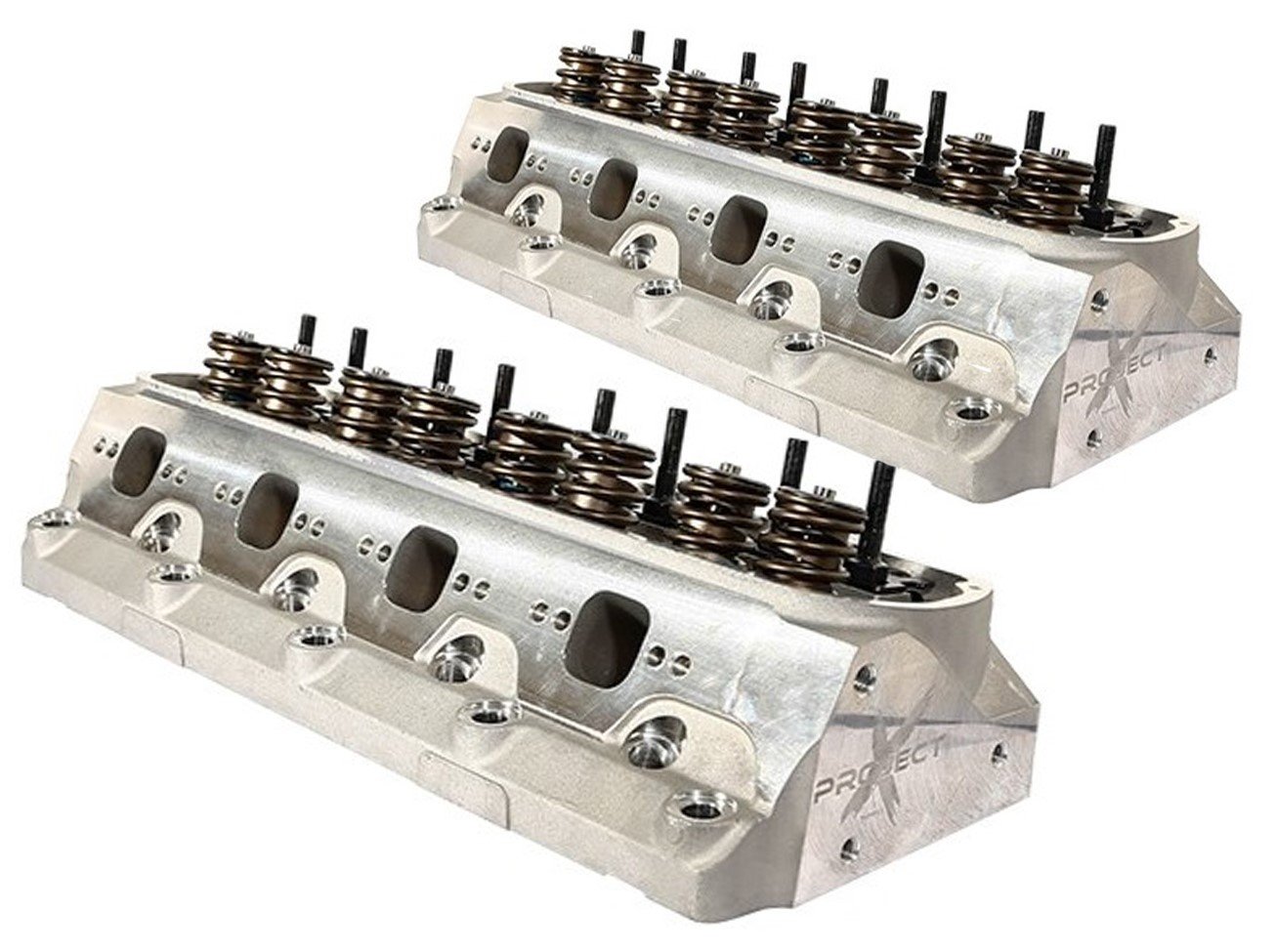 Project X Assembled Aluminum Cylinder Heads for Small Block Ford (210cc)