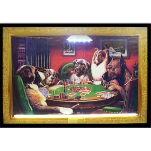 Dogs Playing Poker Neon/LED Picture