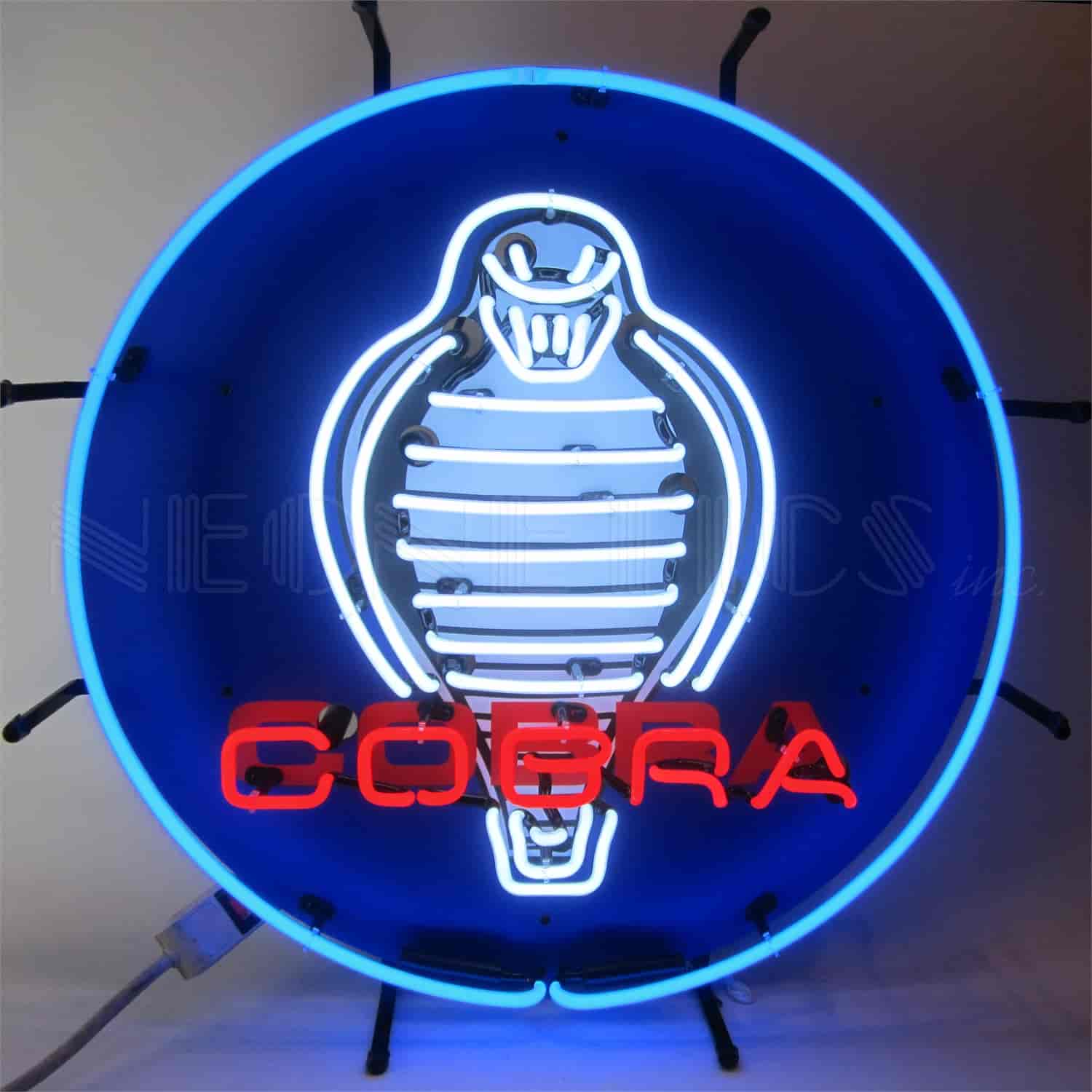 Ford Cobra Neon Sign w/ Backing
