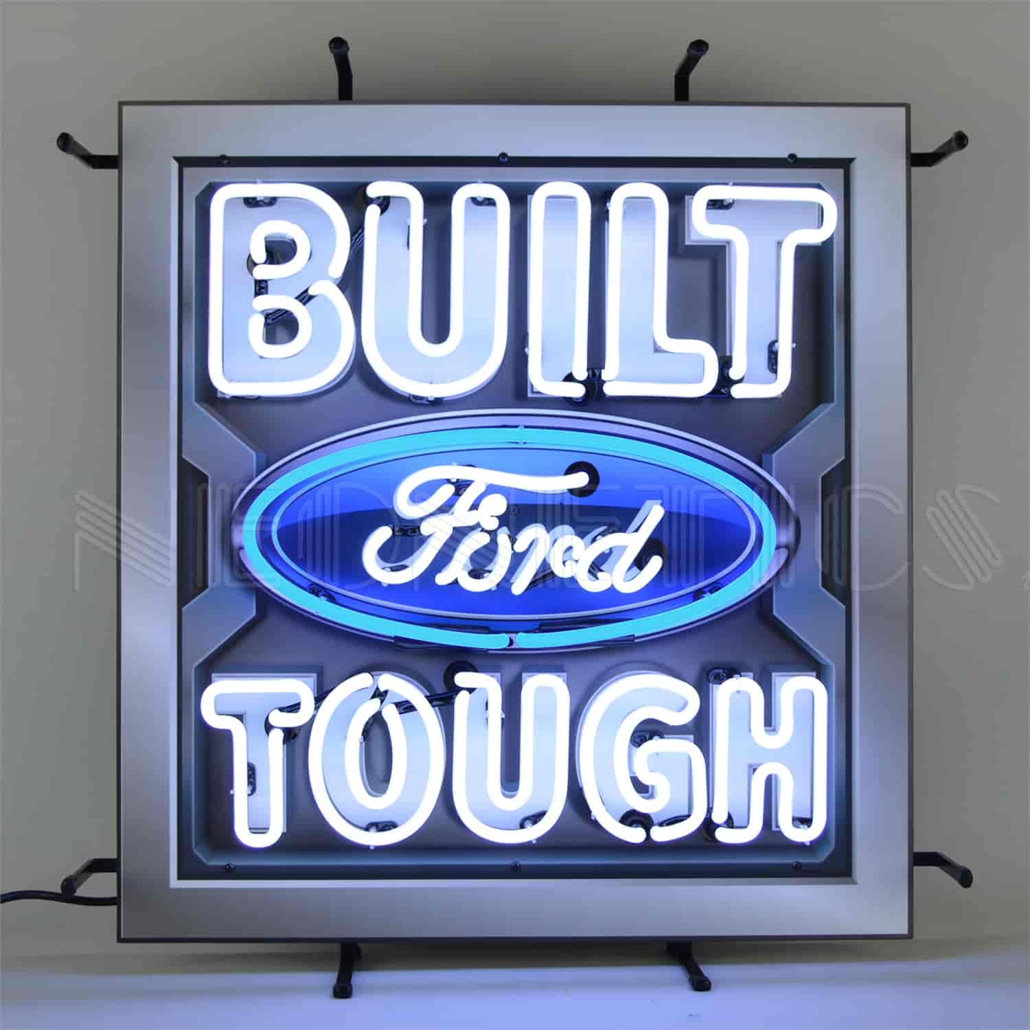 Ford Built Ford Tough Neon Sign with Backing