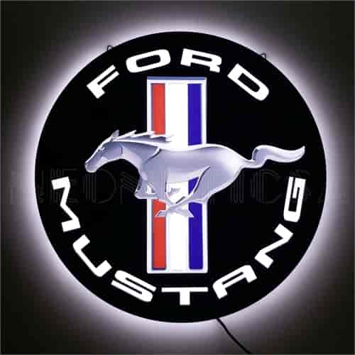 Backlit LED Sign Ford Mustang