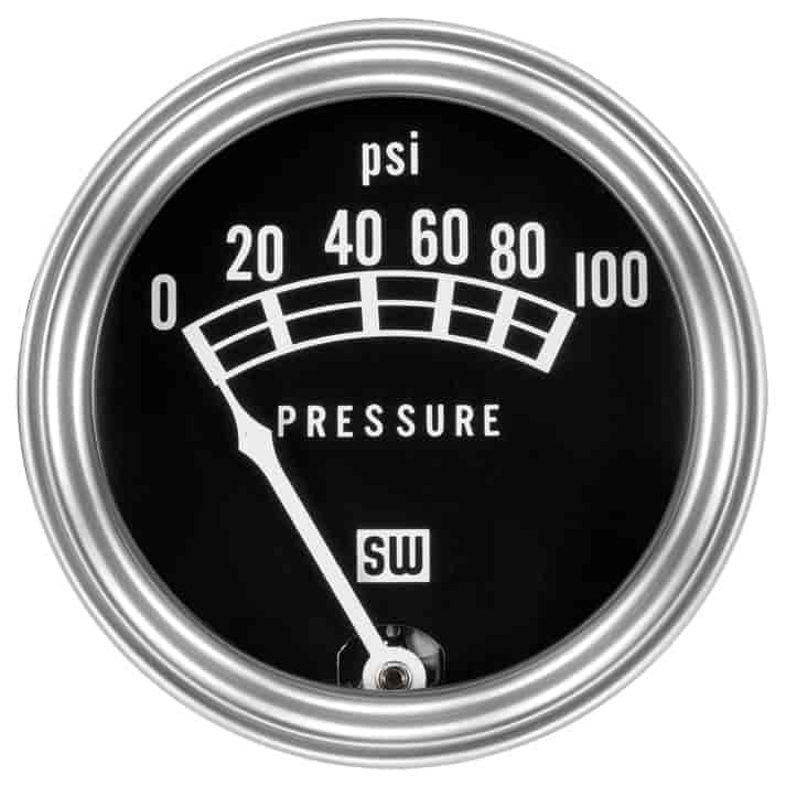 Standard-Series Oil Pressure Gauge, 2-1/32 in. Diameter, Mechanical
