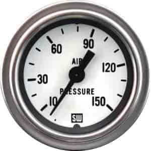Deluxe-Series Air Pressure Gauge, 2-1/16 in. Diameter, Mechanical