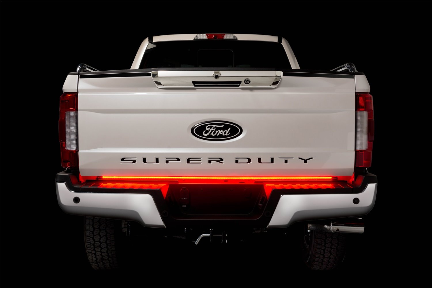 Chrome Trim Ford Super Duty-Electric w/ Camera & LED Opening
