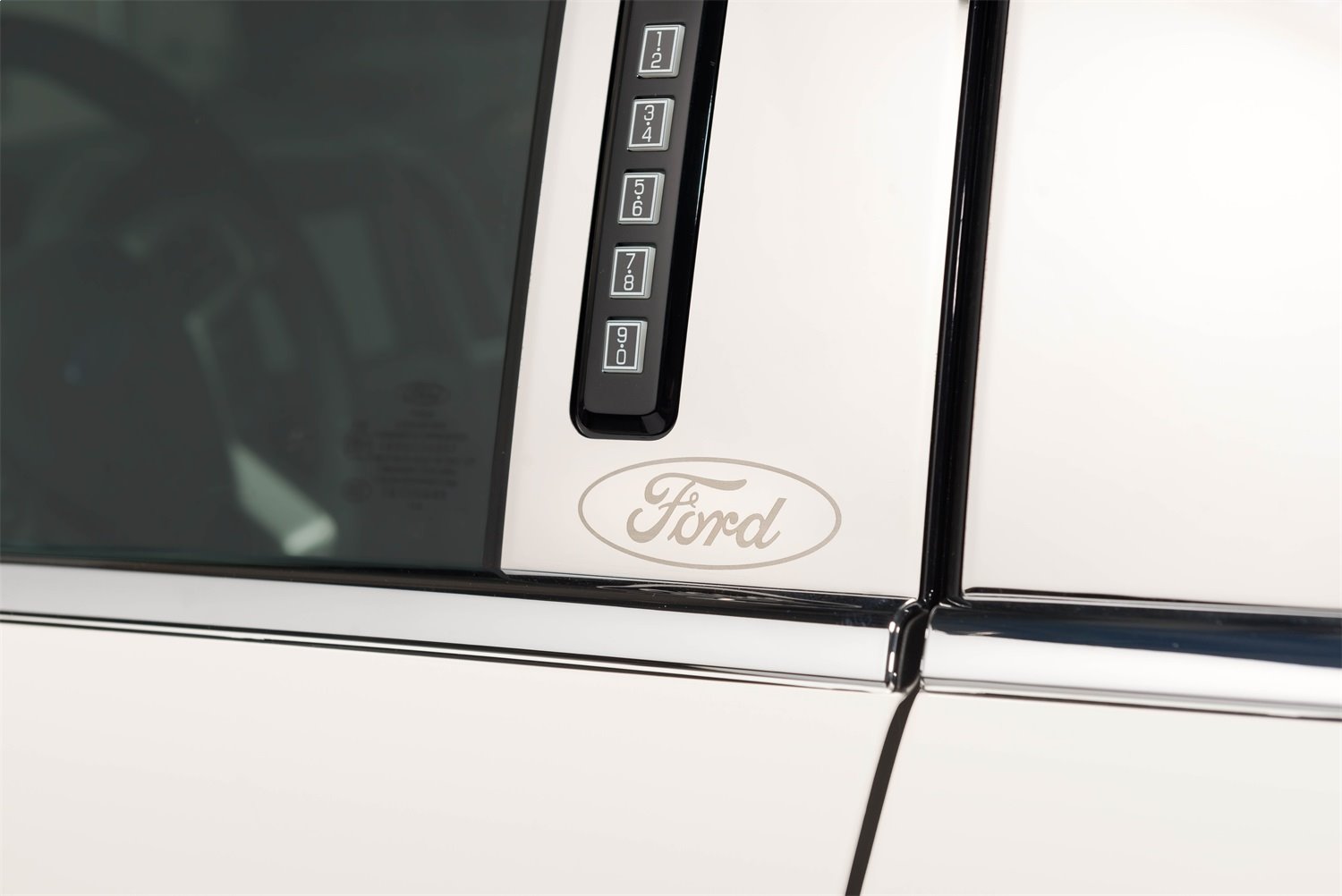 Ford Licensed Products Pillar Posts Ford Super Duty-Crew Cab / SuperCab-W/KeyPad