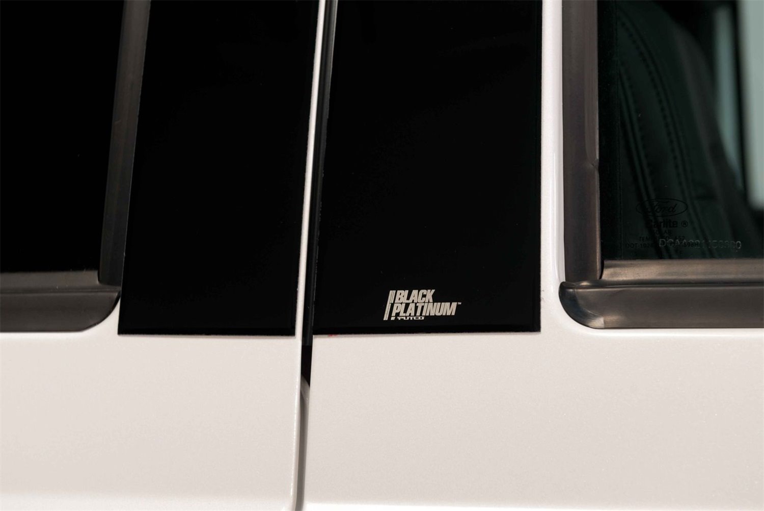 Black Platinum Pillar Posts Nissan Titan XD Crew Cab-4 Pcs