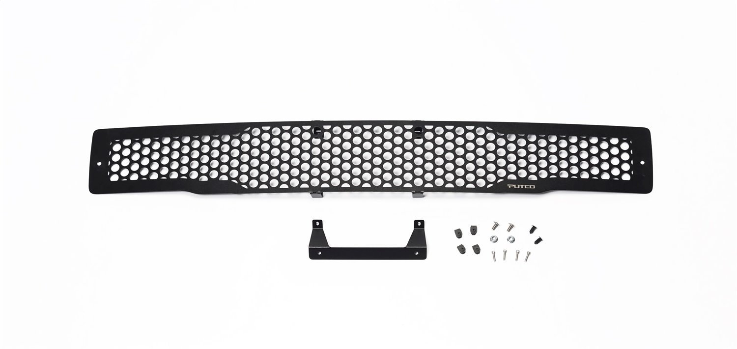 GRILLE Punch GRILLE Ford F150-Stainless Steel Black Punch Design