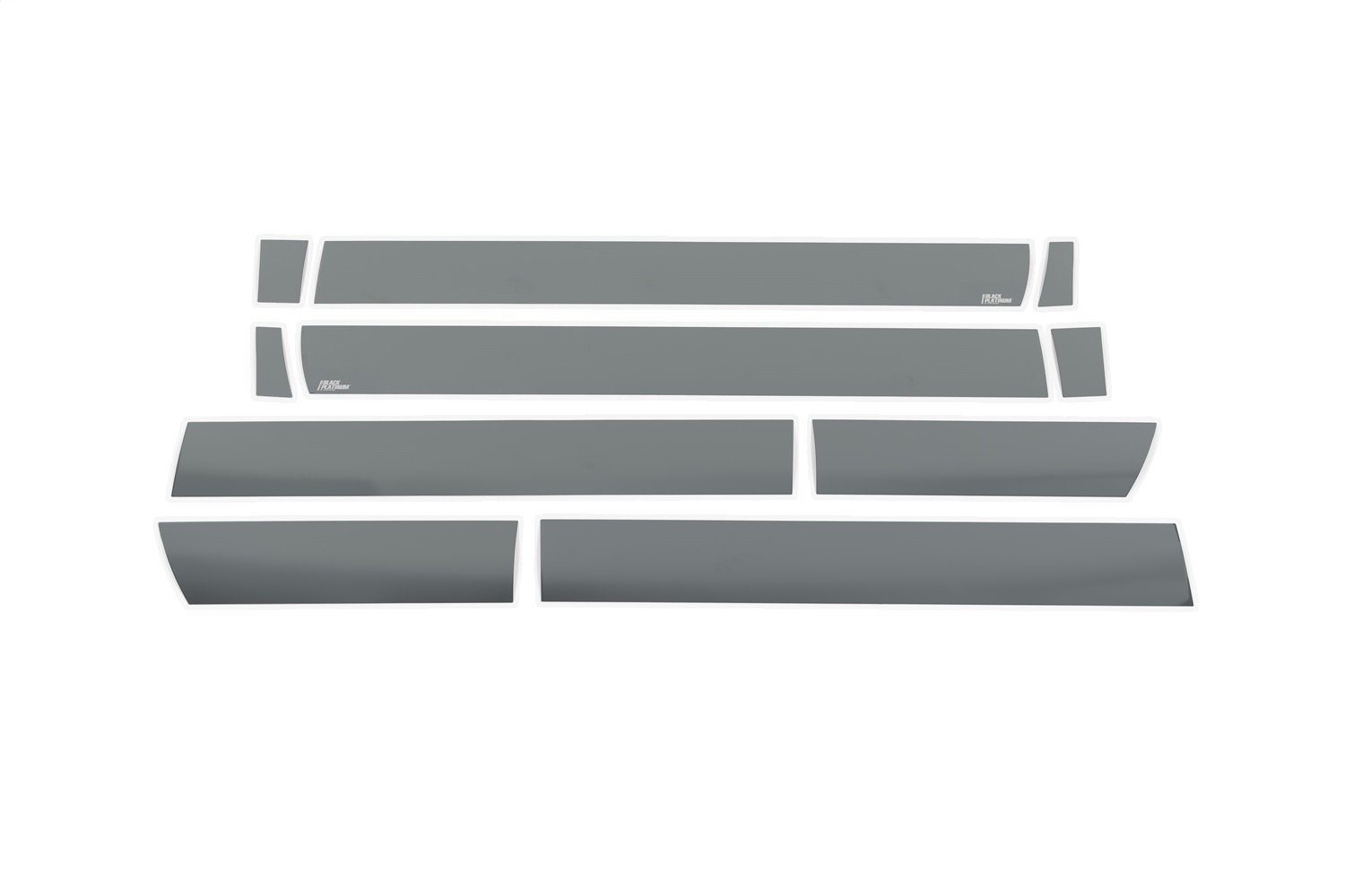 Black Platinum Rocker Panels Chevrolet Avalanche-5.5 wide 10 pcs