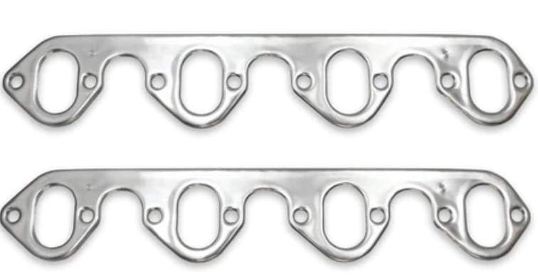 1.250 in. x 2.125 in. Oval/Round Seal-4-Good Exhaust Header Gaskets [429-460 ci Big Block Ford]
