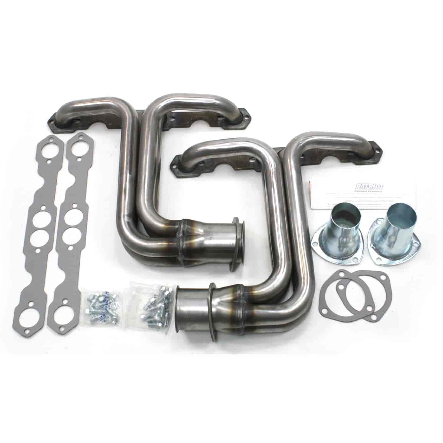 265-400 Small Block Header Chevy Engine on Ford Chassis Raw Finish