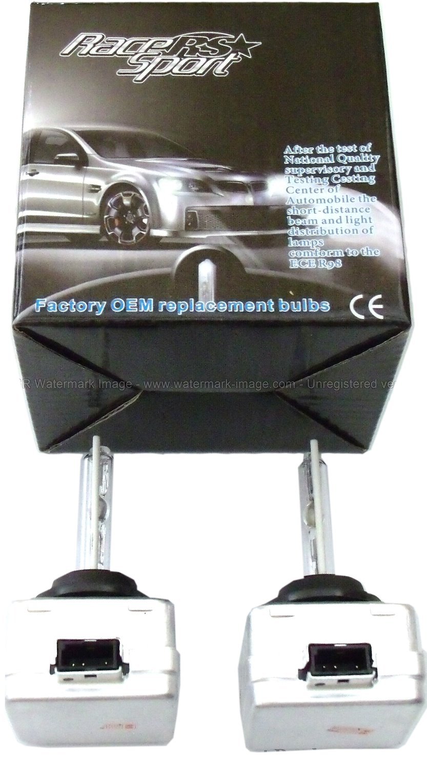 D1-5K-SB-RB D1 5K Premium OEM Factory HID Replacement Bulbs, Pair