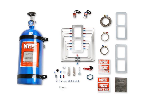 Supercharger Nitrous System Show Kit for GMC 6-71/8-71 Blower System [10 lb. Bottle]