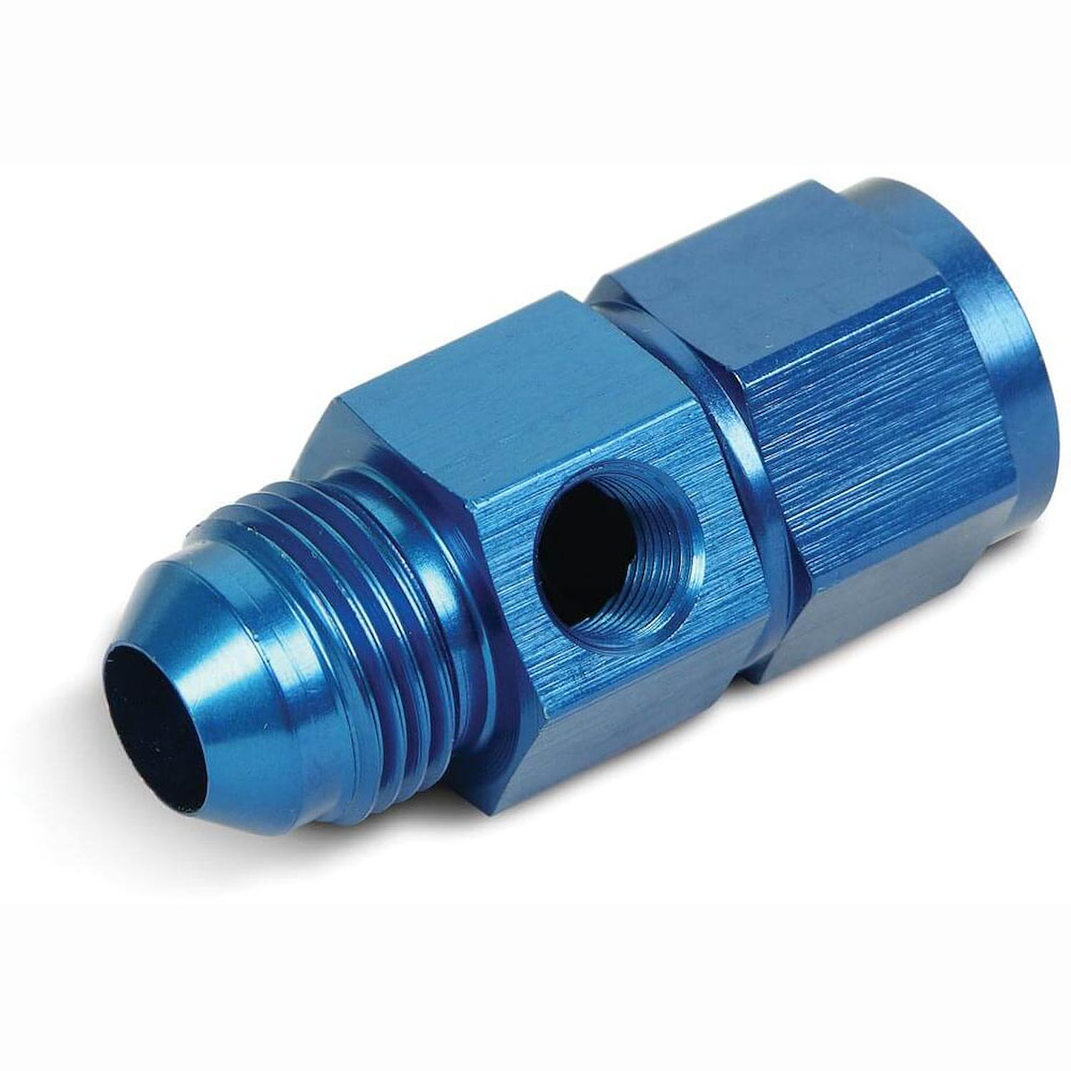 Fuel Pressure Gauge Adapter Fitting [-8 AN Male to -8 AN Female 1/8 in. NPT]