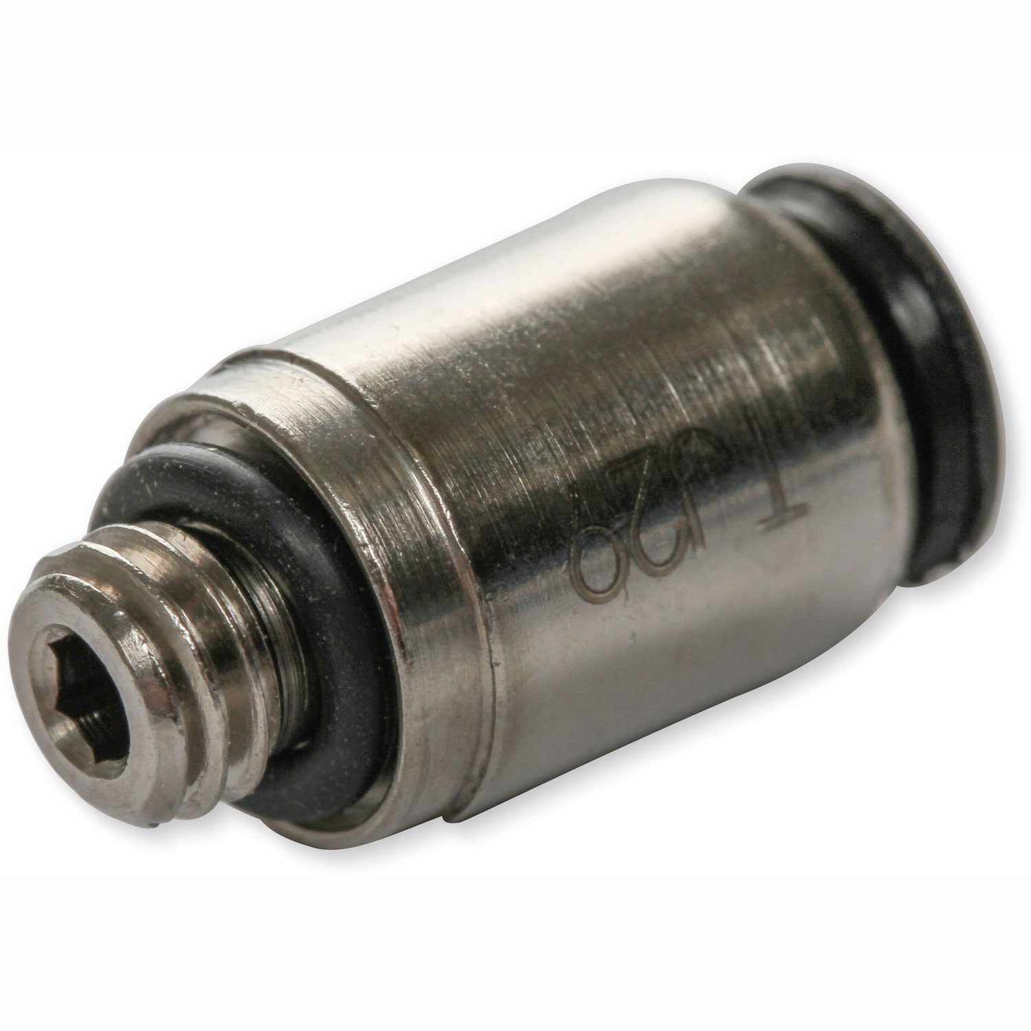 Push Lock Compression Fitting [10-32 Male to 1/8
