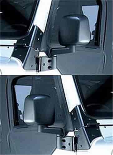 Door Mirror Kit for 1987-2006 Jeep Wrangler with Hinge-Mount Mirrors
