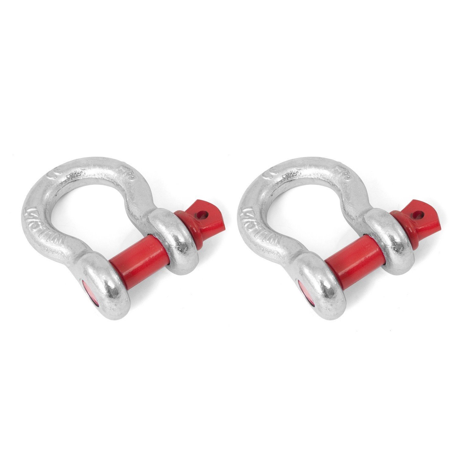 7/8 In. D-Ring Shackle Kit [Galvanized with Red Pins]