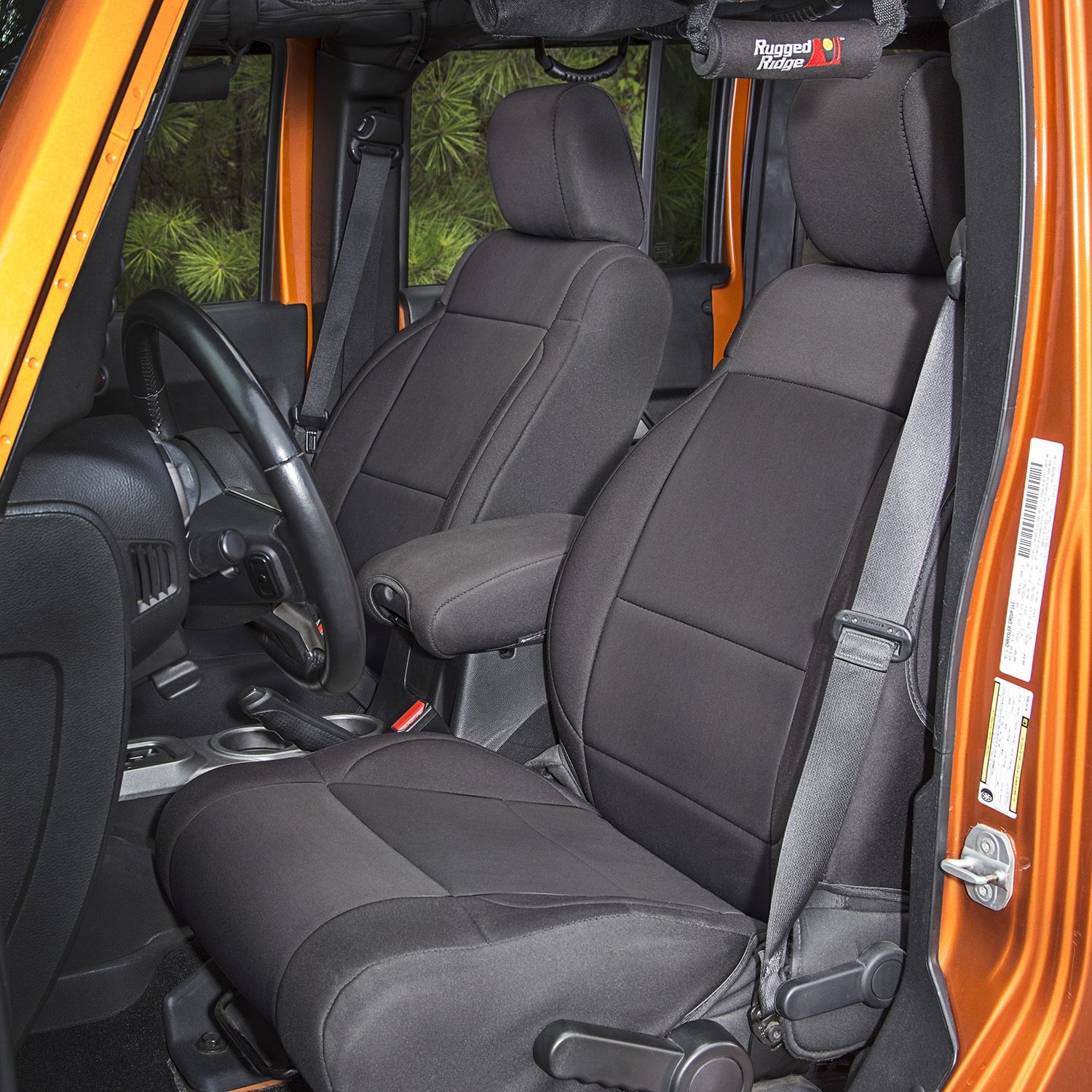 Front Seat Covers for 2011-2018 Jeep Wrangler JK 2-Door/4-Door