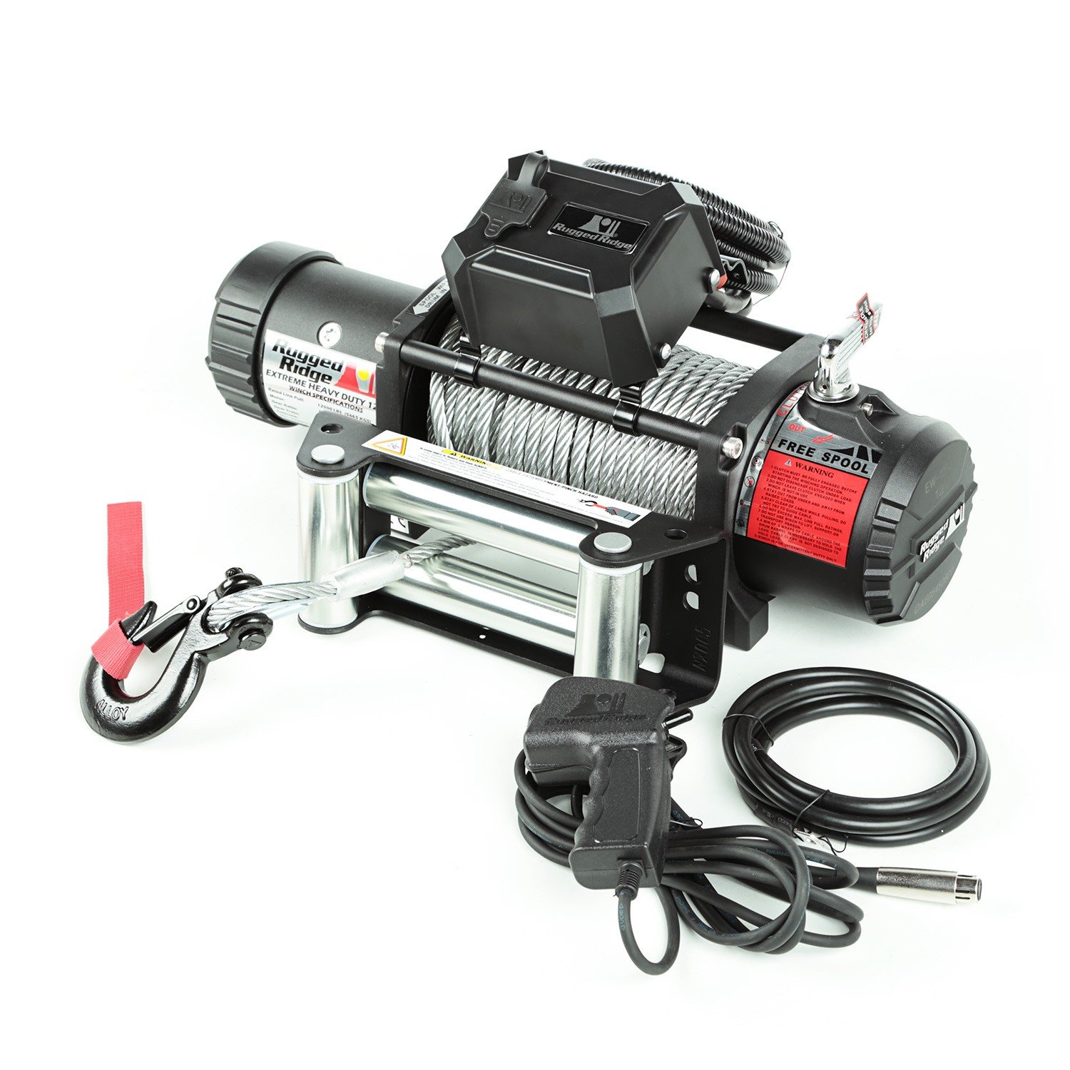 Heavy Duty Nautic 12,500 Lb. Rated Waterproof Winch with Cable
