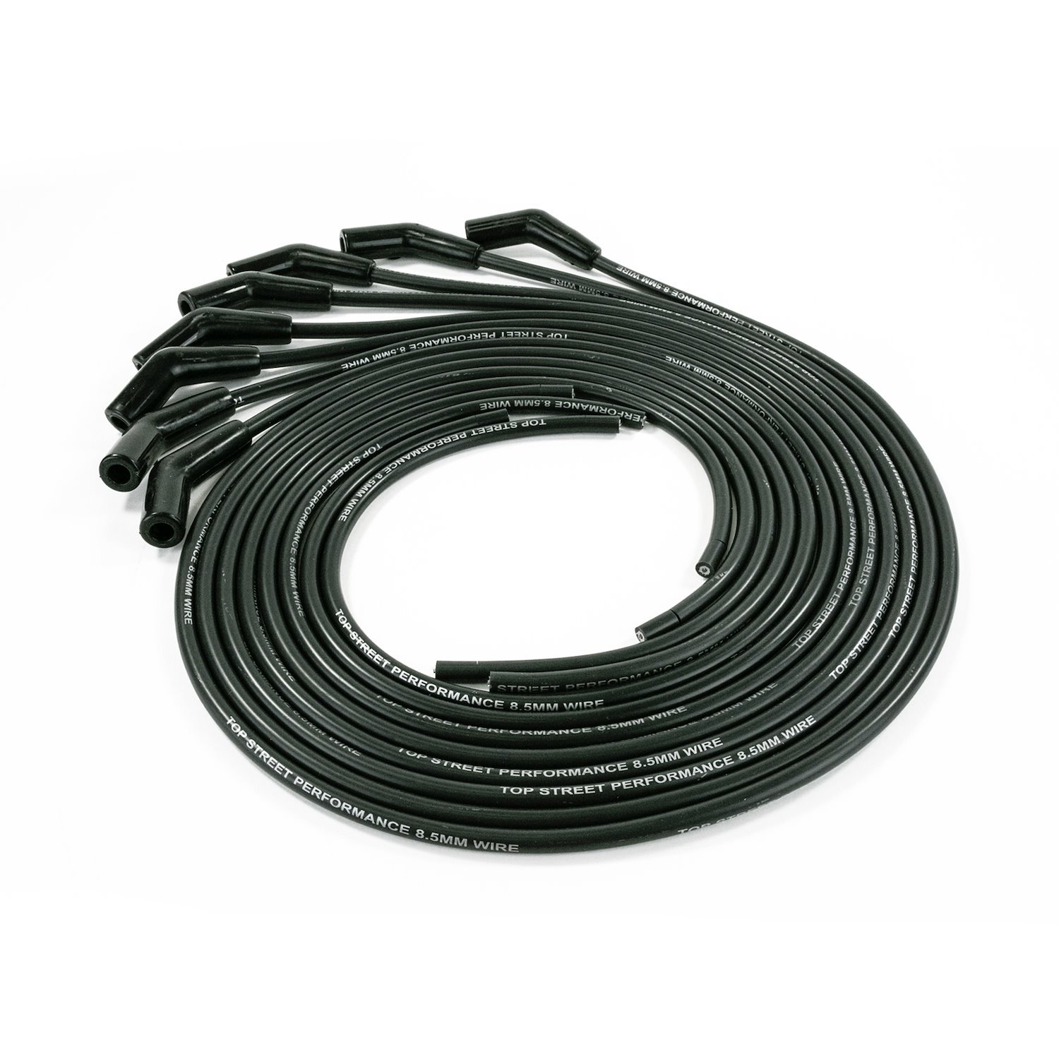 85035 Universal Ignition Wires, 8.5mm Black, 135 Deg. Plug Boots