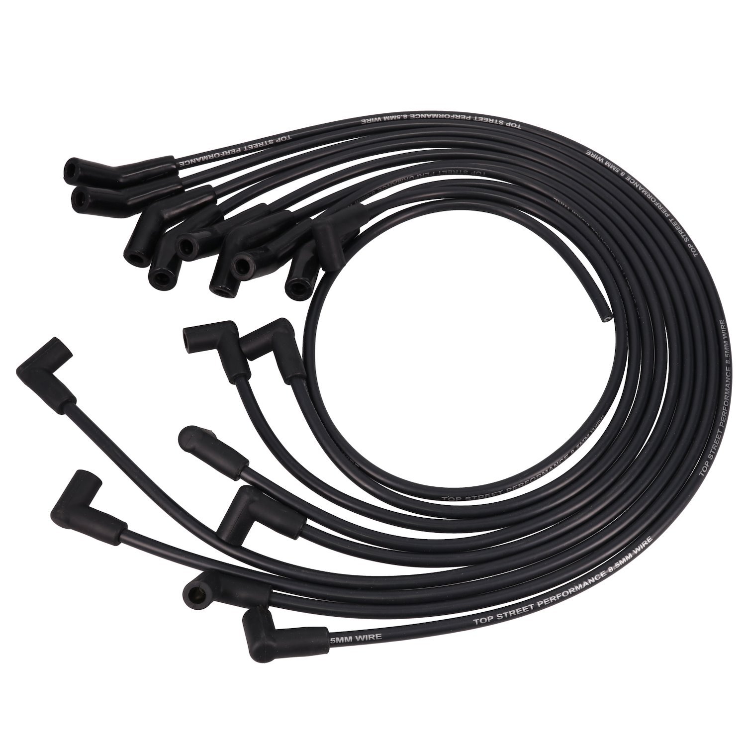 88033 Ford Small Block Wires, 8.5mm Black, 135 Deg. Plug Boots