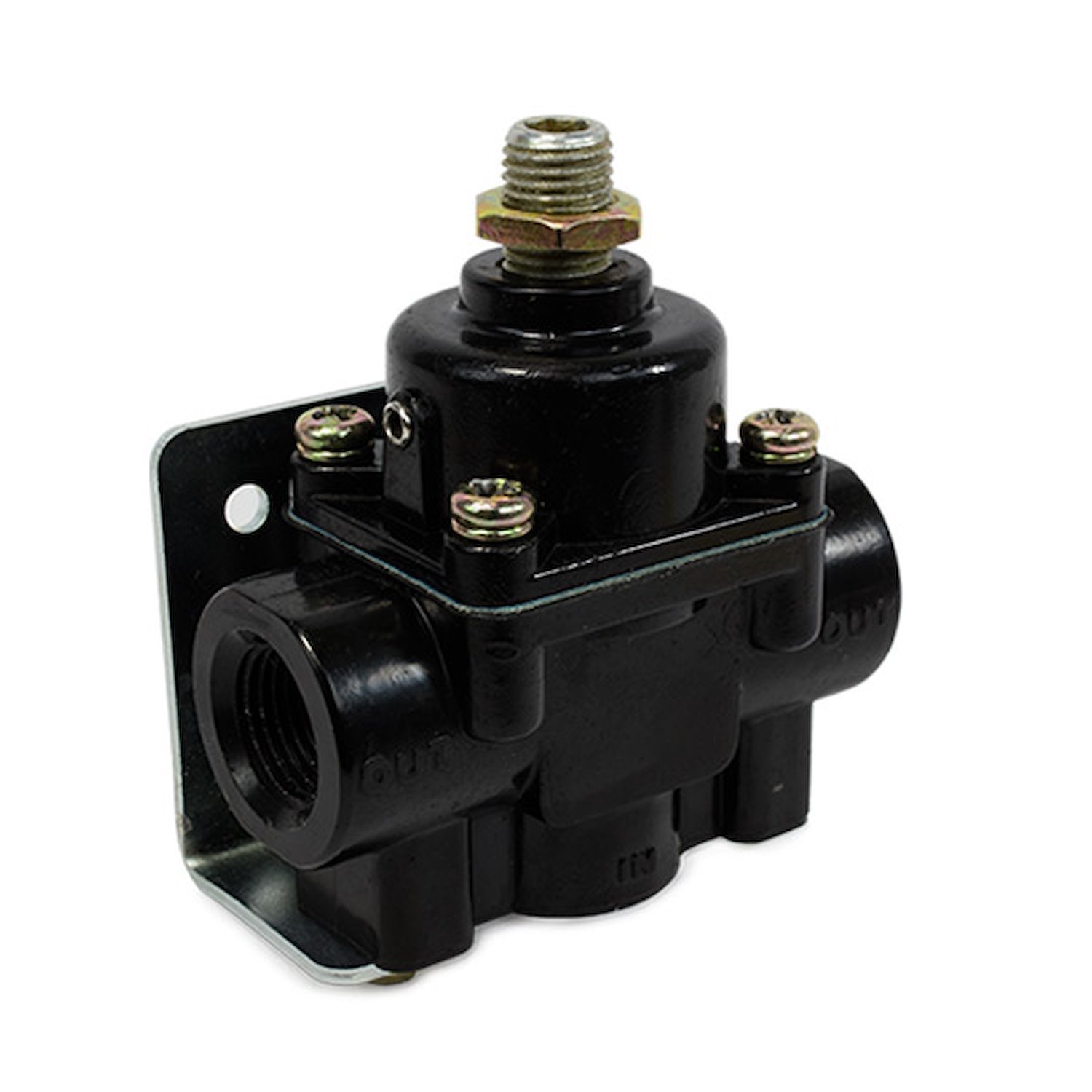 JM1056BK Fuel Pressure Regulator, 4.5-9 PSI, Black