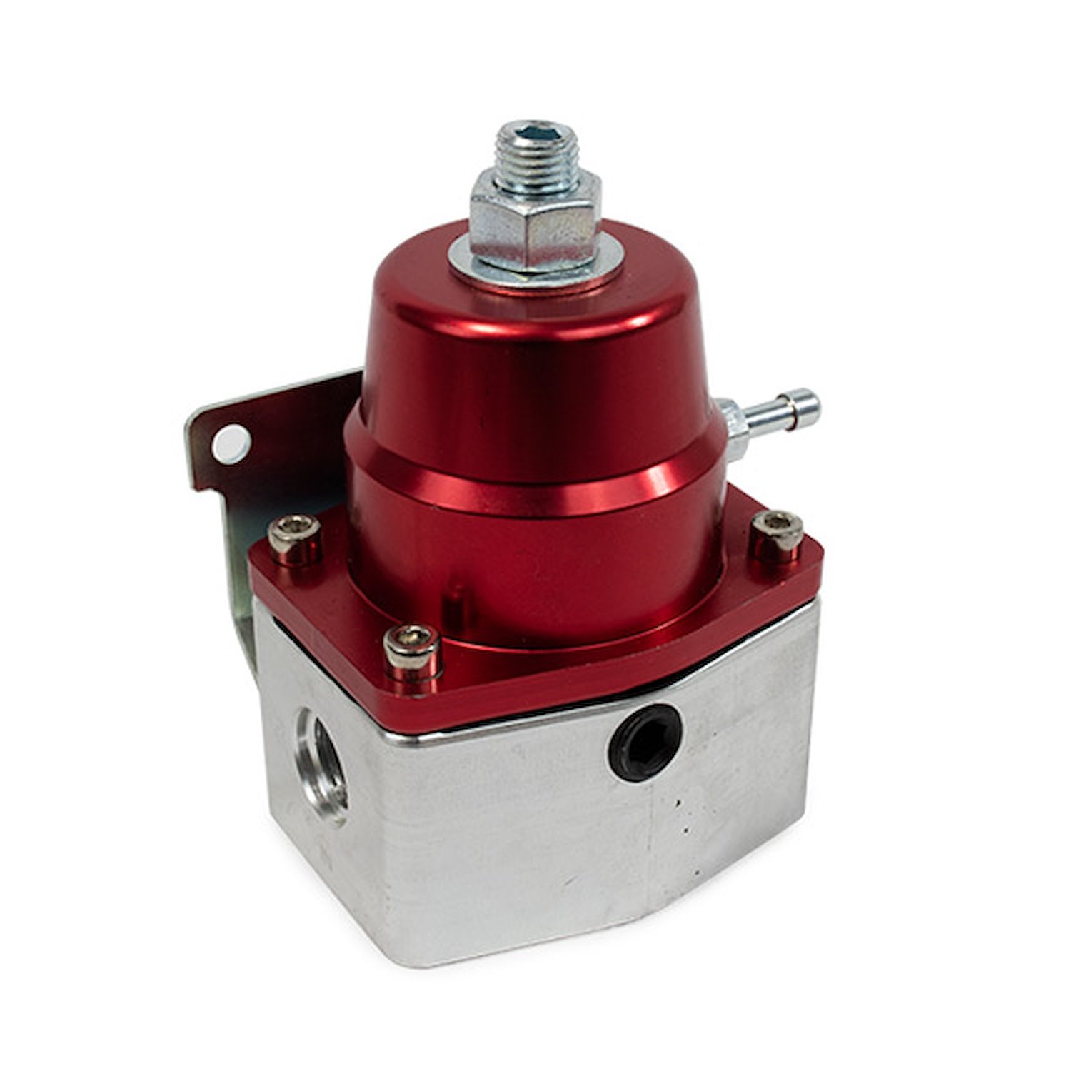 JM1059R Fuel Pressure Regulator, 40-75 PSI EFI Bypass, Red