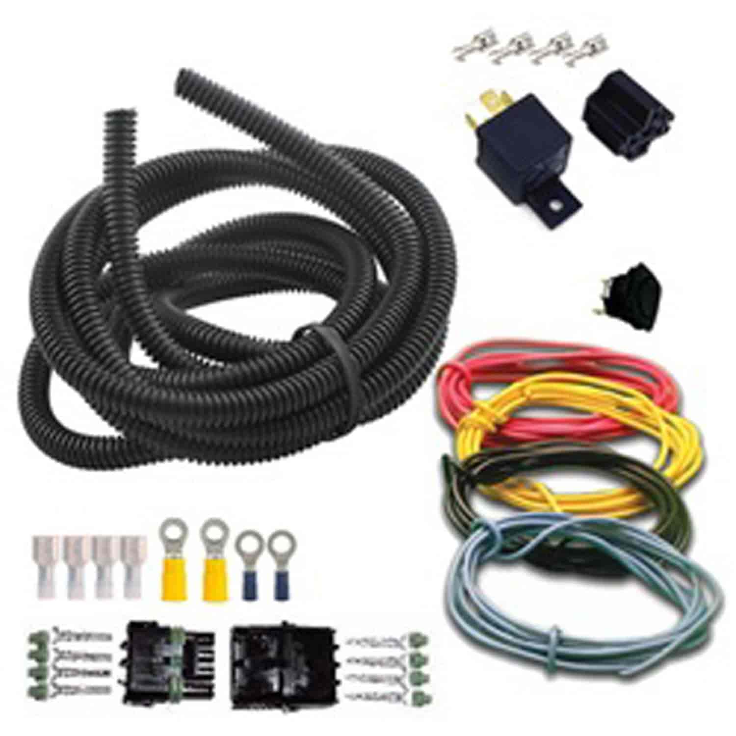 PRO WIRING KIT INCL WEATHER PACK CONNECTORS LOOM WIRE ENDS TO WIRE 2 SOLENOID SYSTEM