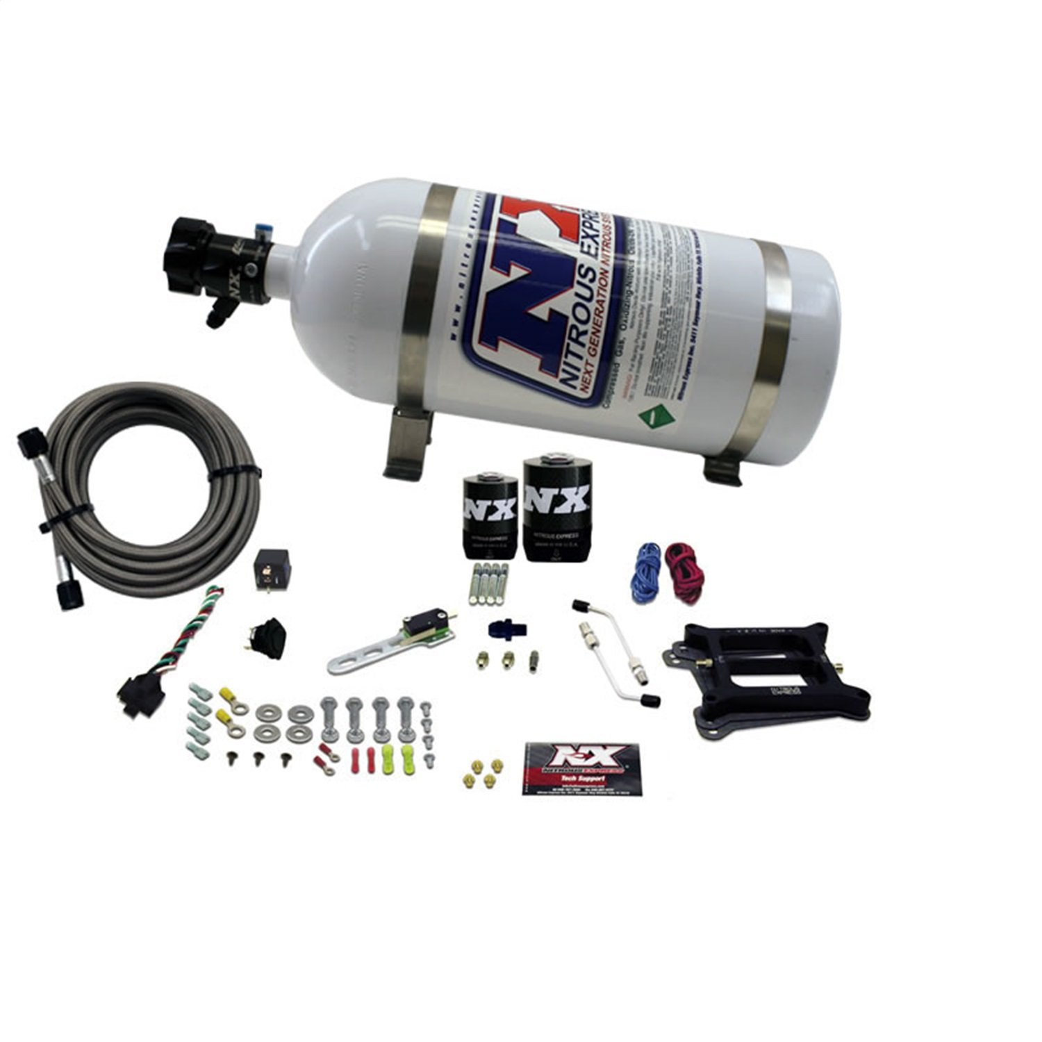 Conventional Restricted Nitrous Class Nitrous System 4150-series Carb Spray Plate