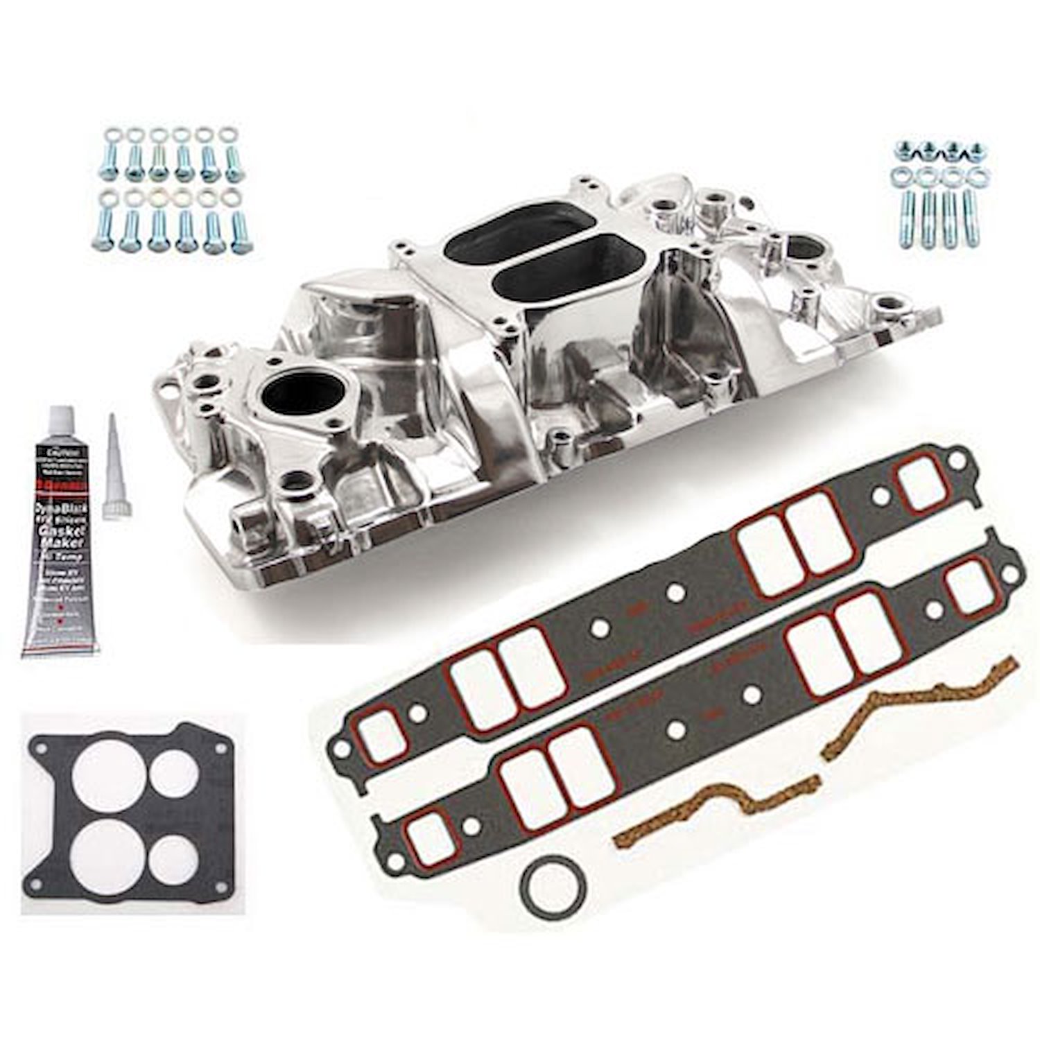 Holeshot Intake Kit 1957-95 Small Block Chevy 350 Includes: