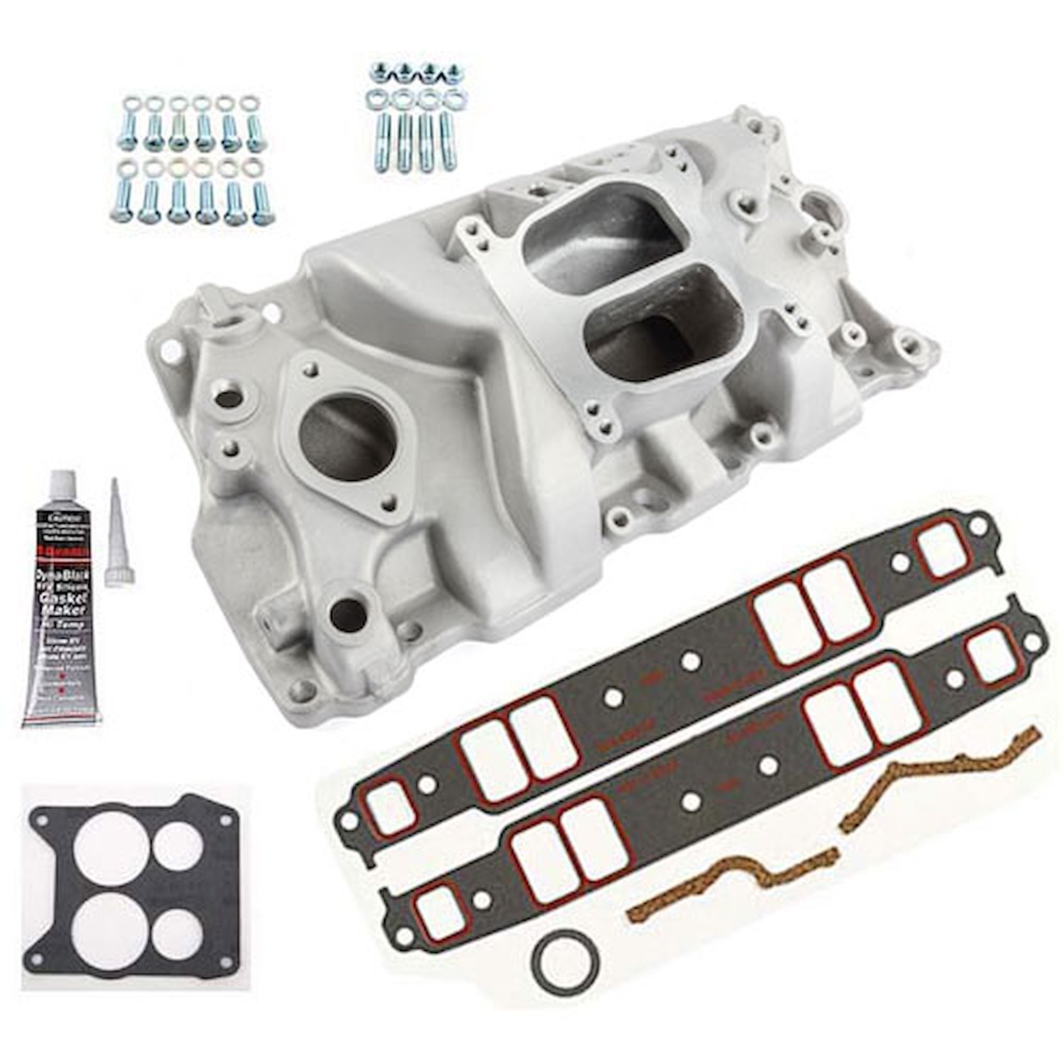 Holeshot Intake Kit 1957-95 Small Block Chevy 350 Includes: