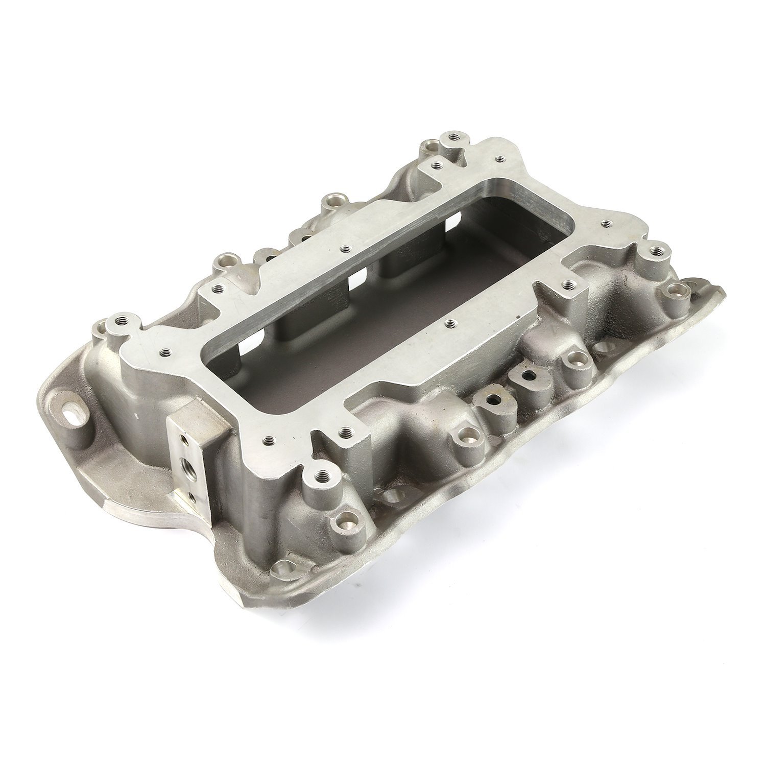 Podium-Series Open Intake Manifold Ford 302/351C 9.2 Deck with 3V Cleveland Heads [Satin]
