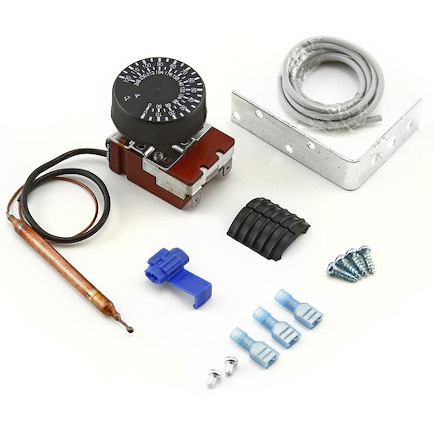 Adjustable Electric Thermo Fan Switch Kit 12V