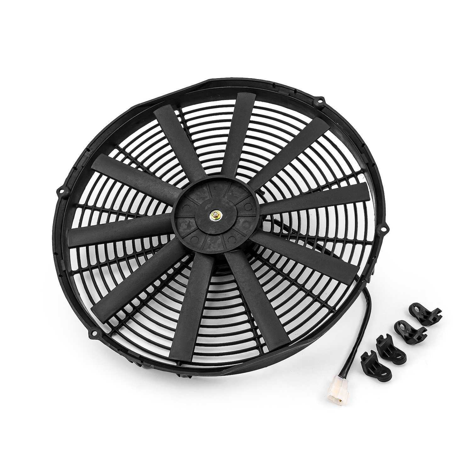 16" Straight Blade Electric Fan Height: 16.5"