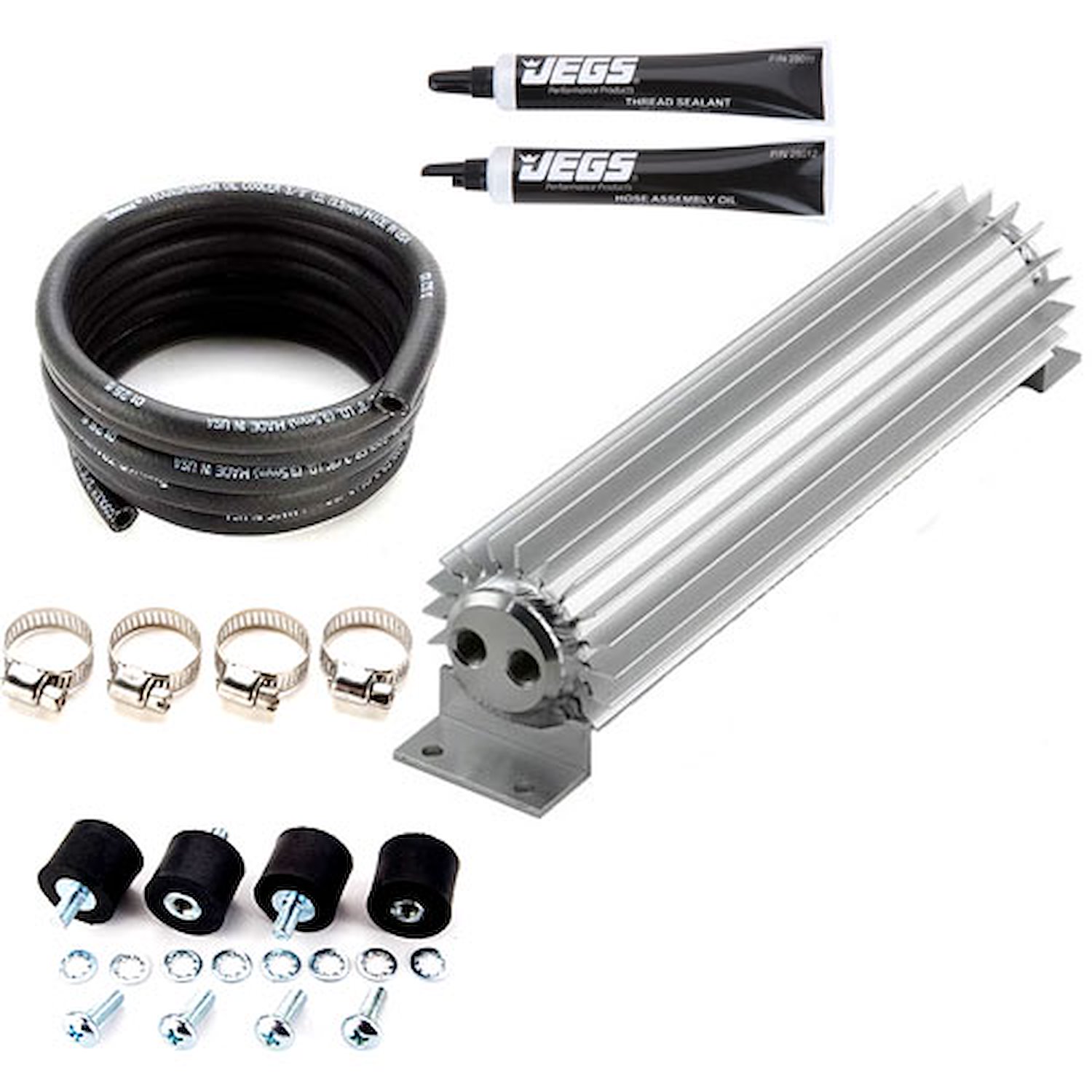 Dual Pass Transmission Oil Cooler Kit Includes: Speedmaster Dual Pass Transmission Oil Cooler With Fittings
