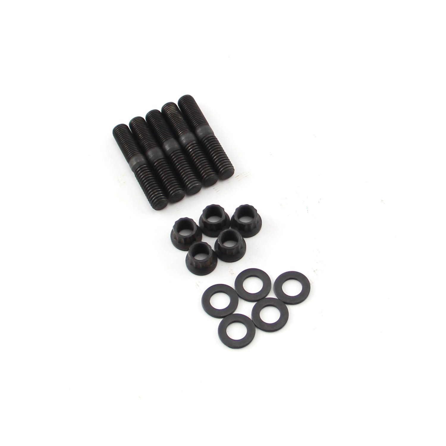 12-Point Black Oxide Pinion Support Stud Kit Ford 9 inch