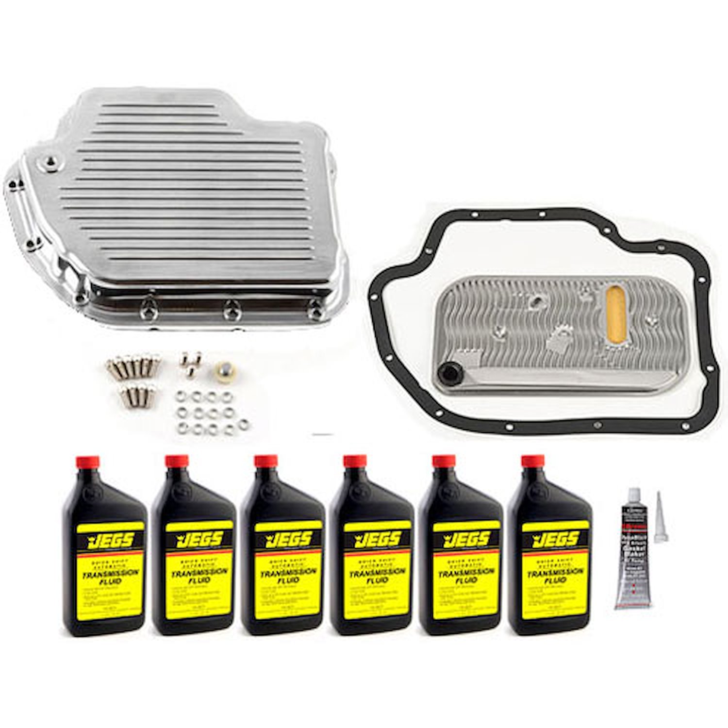 TH400 Transmission Pan Kit Includes: Speedmaster TH400 Finned Aluminum Oil Pan 746-PCE221.1005