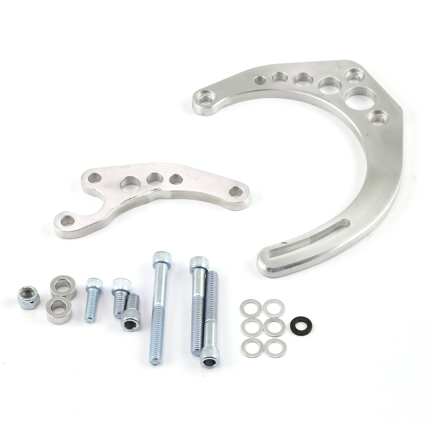 Billet Aluminum Alternator Bracket Kit for Small Block Chevy Camel Hump and Fuelie Engines
