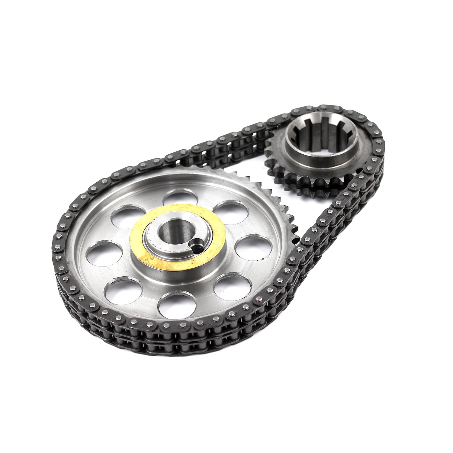 FORD 302 351C CLEVELAND SVO DOUBLE ROLLER 9 KEYWAY BILLET STEEL TIMING CHAIN KIT