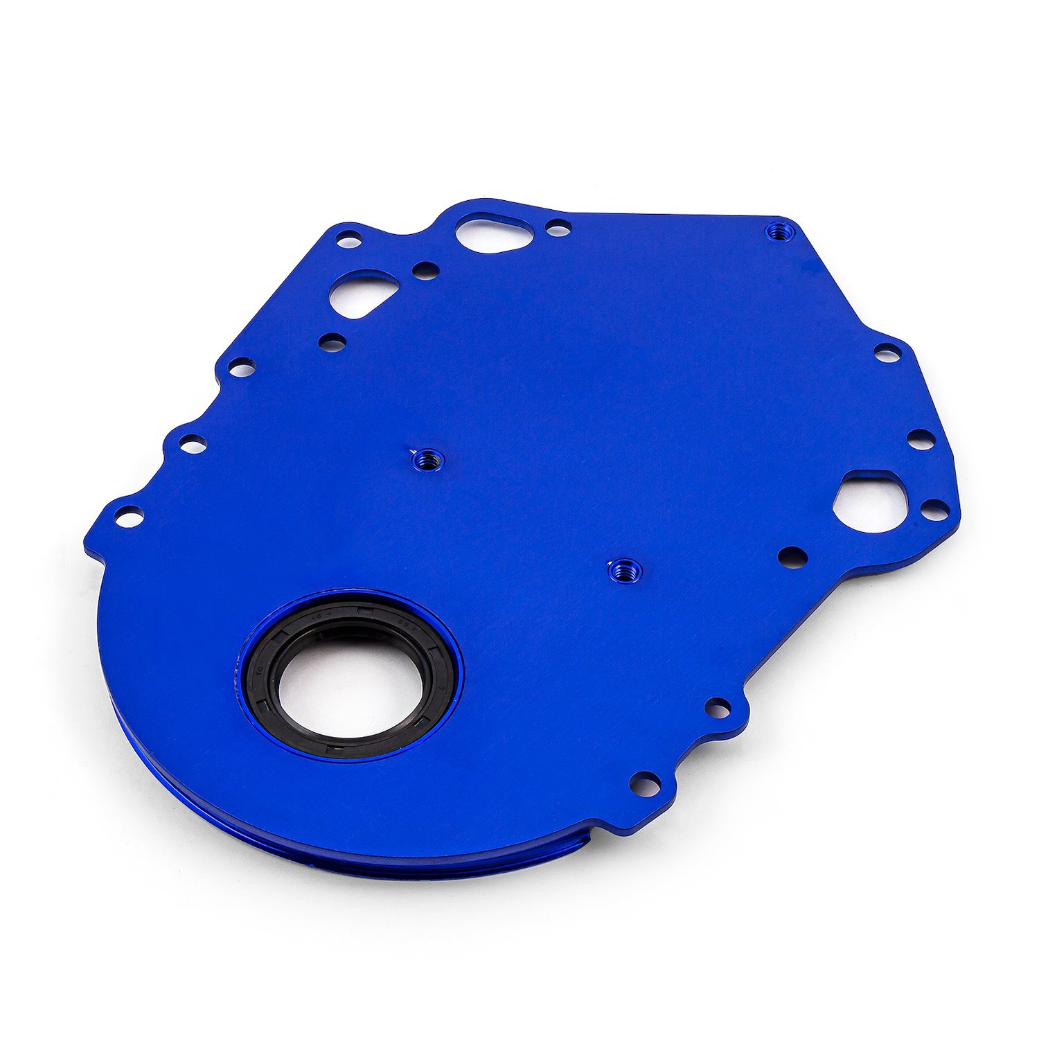 Aluminum Timing Cover with Seal Ford 302/351C - Blue Anodized Finish