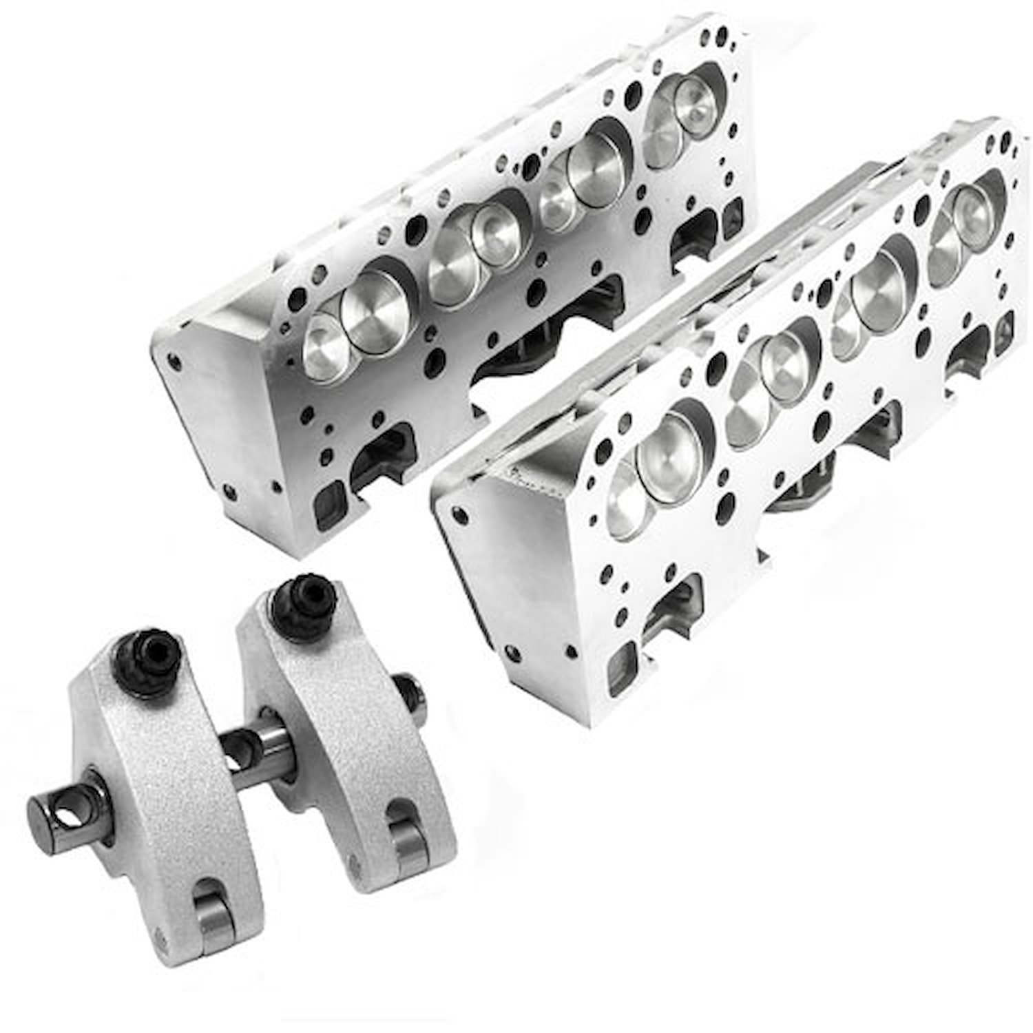 Chevy SB 350 JESEL Solid Roller Race Package - 190cc Aluminium Cylinder Heads