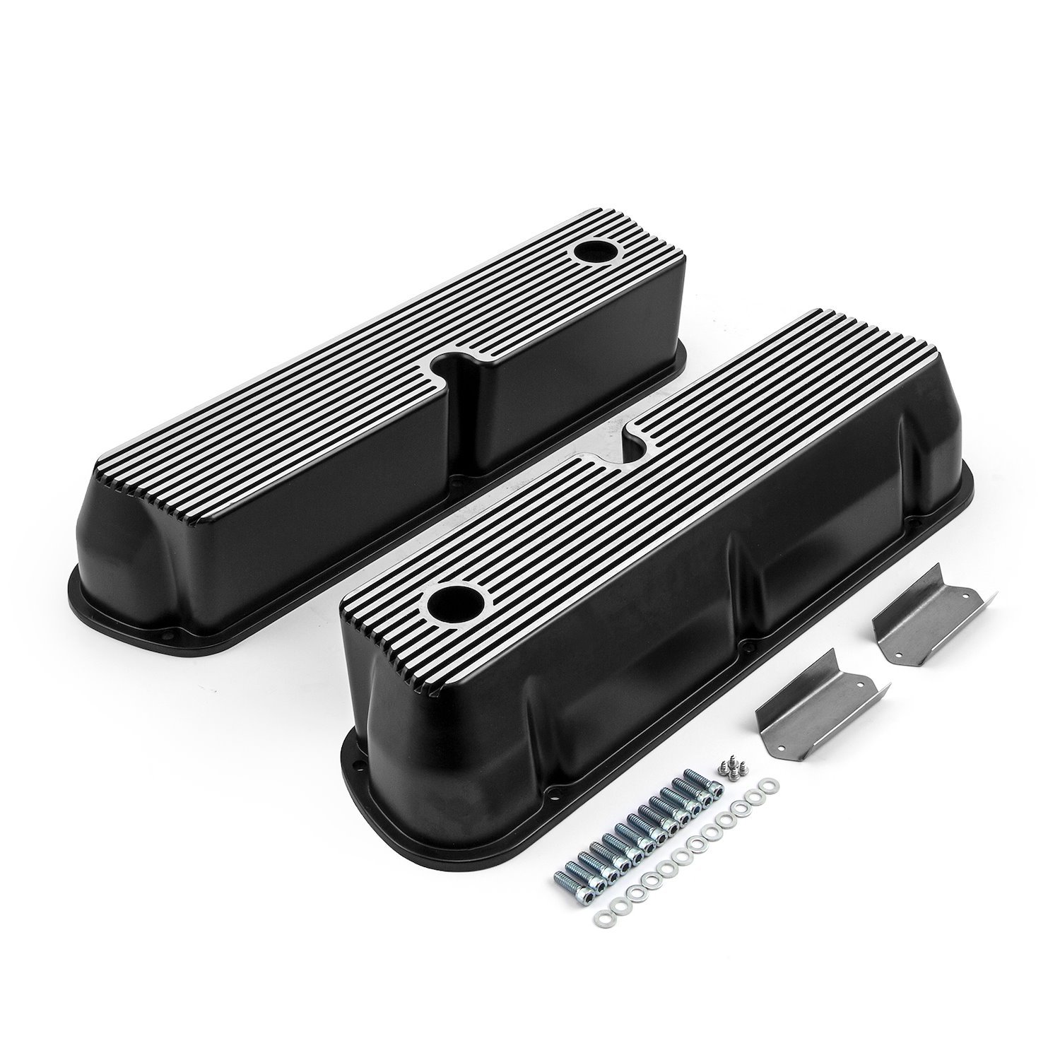 Aluminum Valve Covers Small Block Ford 289/302/351W [Black]