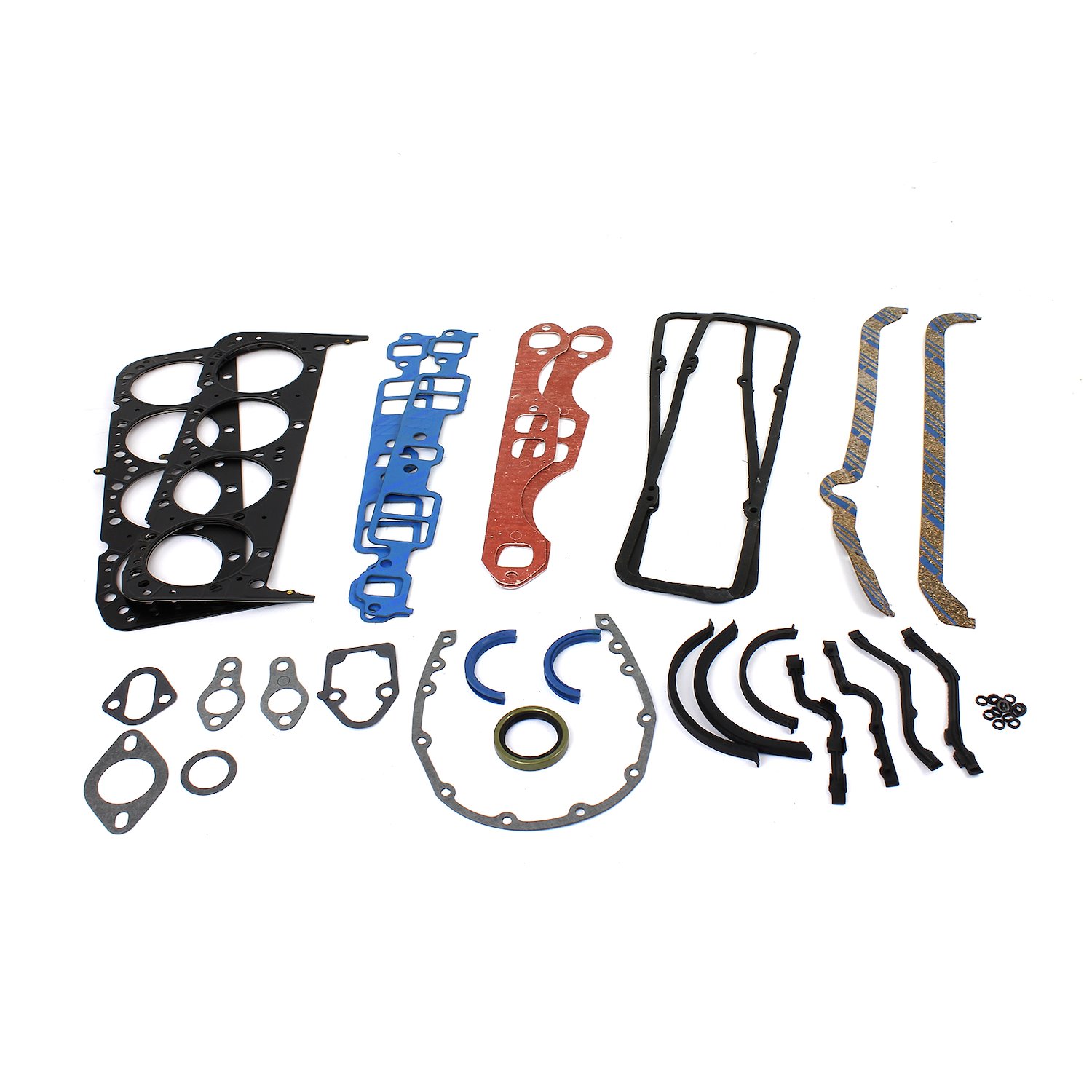 Full Engine Gasket Set for 1955-1979 Small Block Chevy 350 [Multi-Layer Steel Head Gaskets]