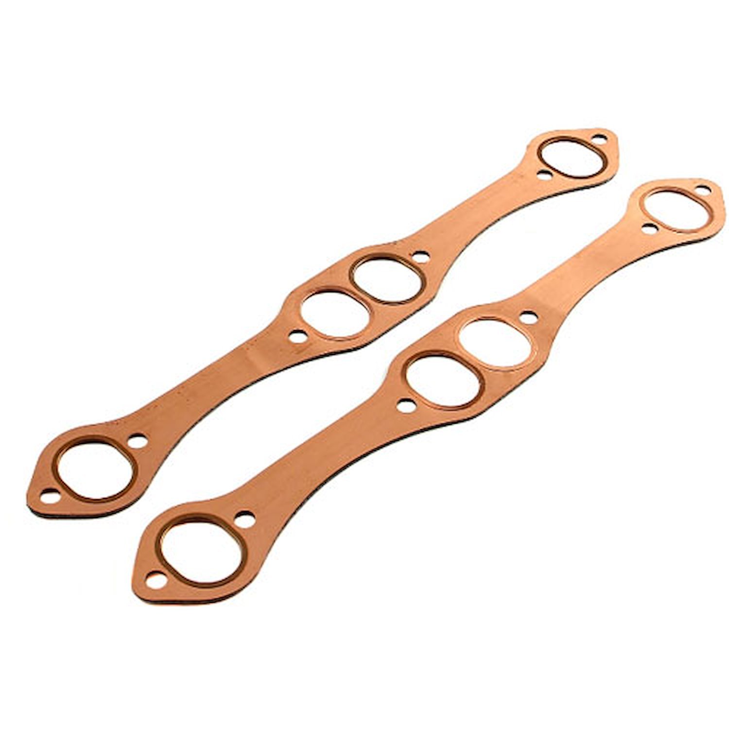 Chevy SBC 350 Oval Port Copper Exhaust Gasket Set