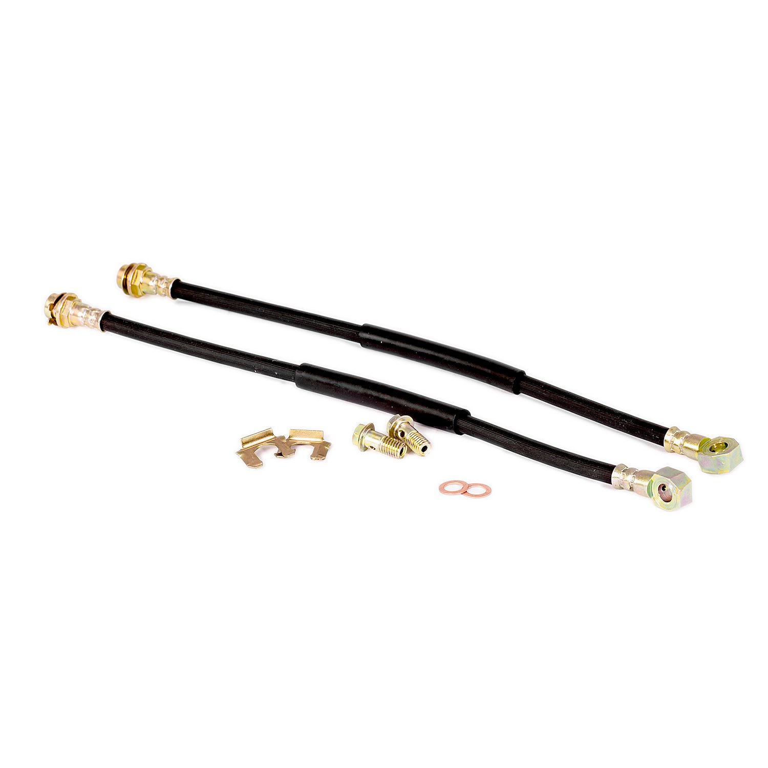 10mm Banjo 18 Long Rubber Brake Lines with