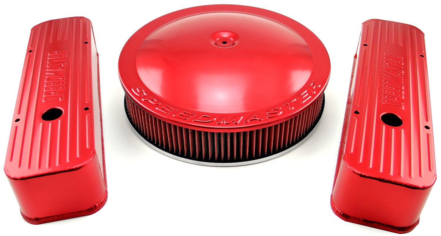 Engine Dress-Up Kit for Small Block Chevy - Red Anodized Finish