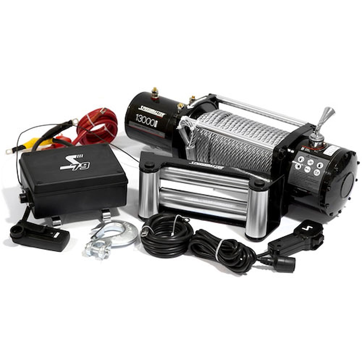 Electric 4WD Winch Kit With Wireless Remote 6.0 HP Motor