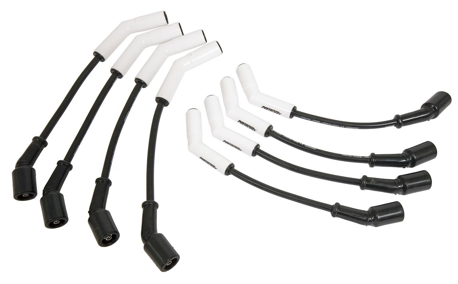 Flame-Thrower 8mm MagX2 High-Temperature Spark Plug Wires for GM LS w/White Ceramic Boot