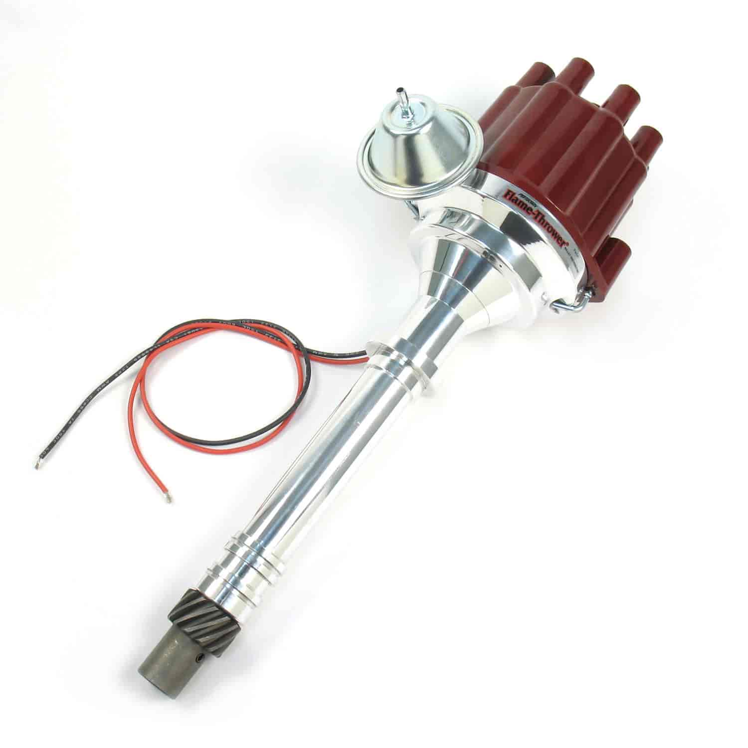 Flame-Thrower II Billet Distributor Chevy 90 Degree V6