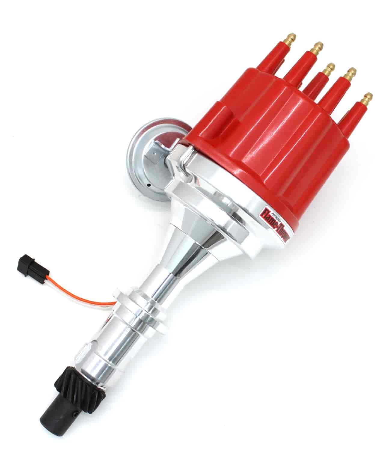 PerTronix D320711 Flame-Thrower Electronic Distributor Billet Magnetic Trigger Pontiac 301-455 Red M